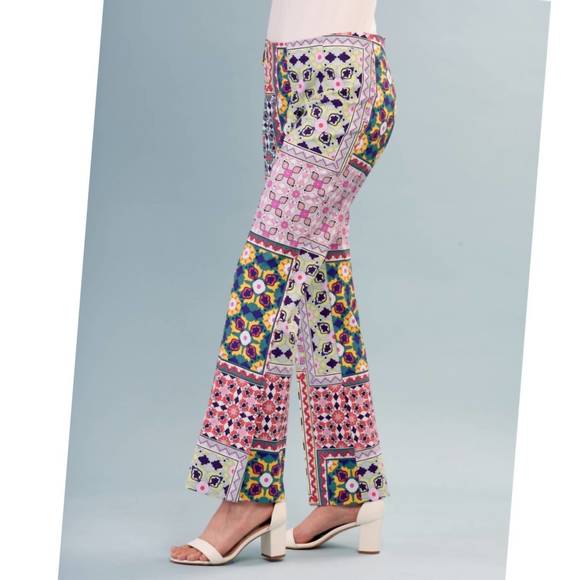 NEW INSIGHT patchwork pant in multi - Picture 1 of 1